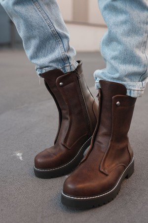 Mens Boots - Brown - 027