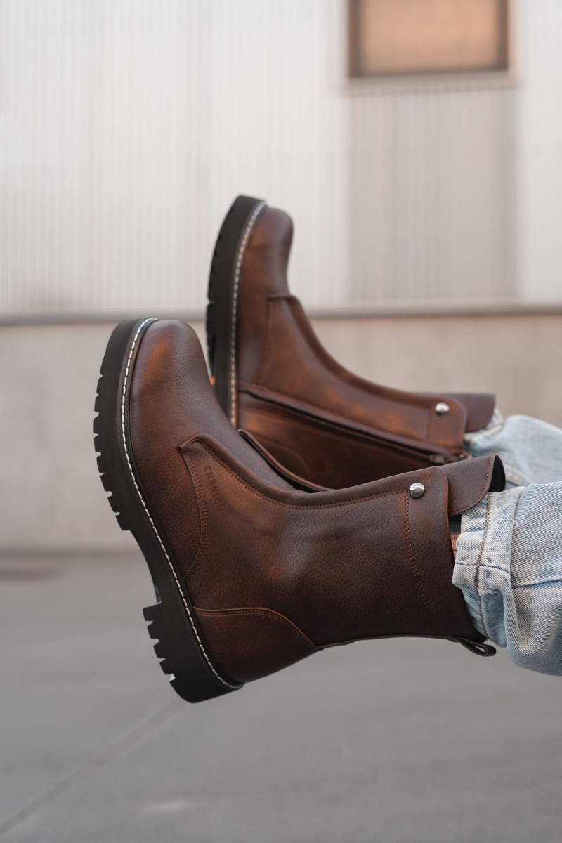 Mens Boots - Brown - 027
