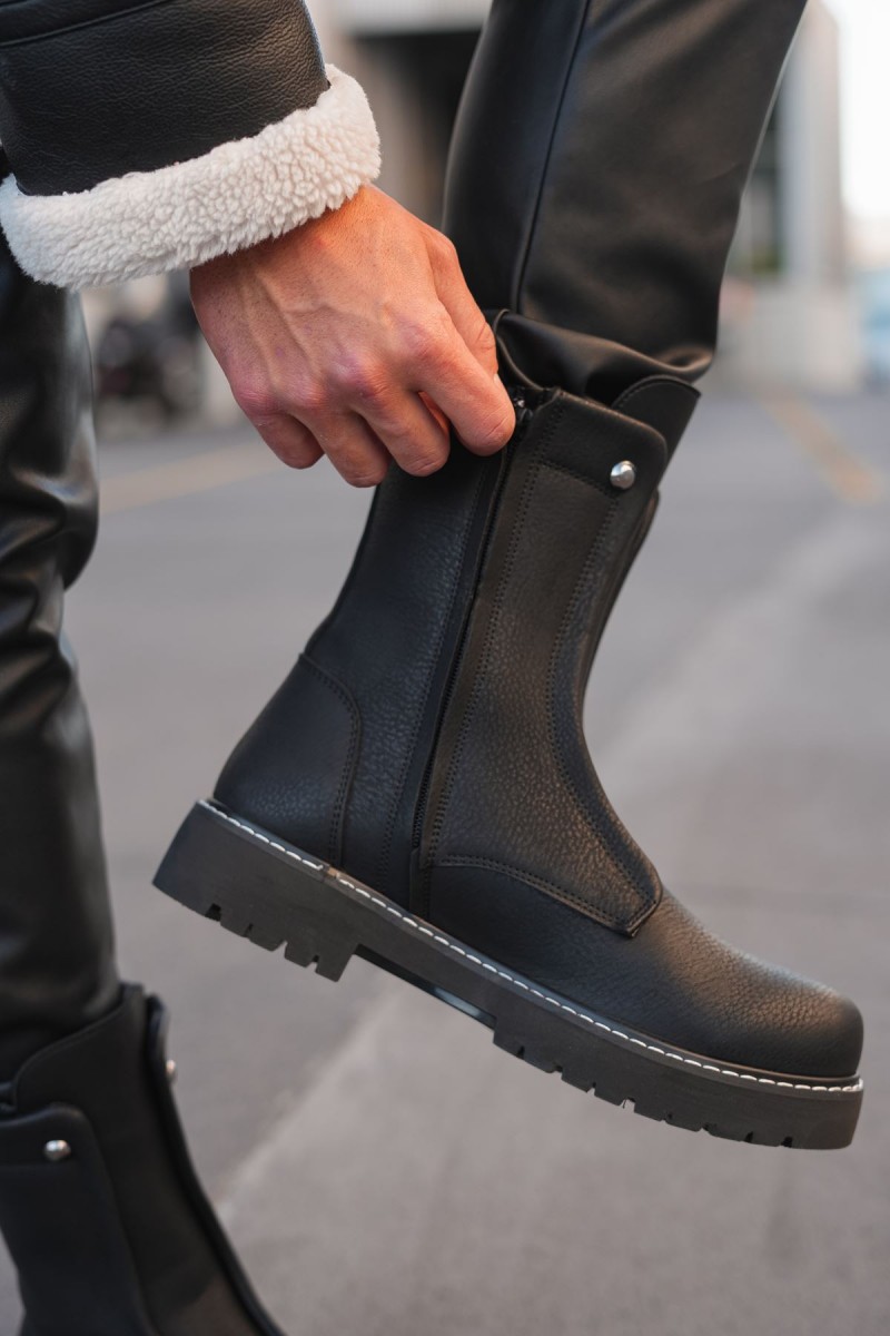 Mens Boots - Black  - 027