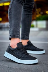 Mens Sneakers - Black White - 040