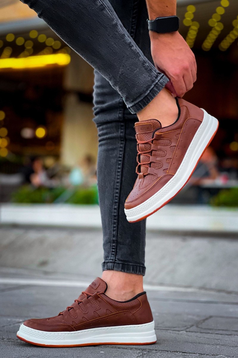 Mens Sneakers - Tan - 040
