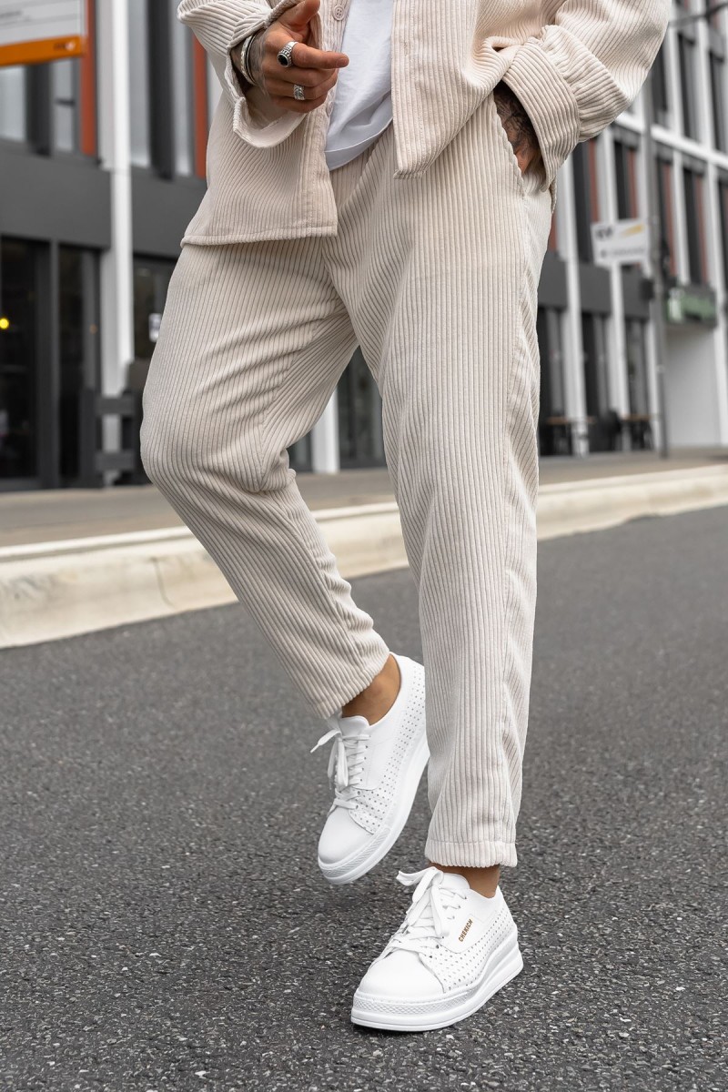 Mens Sneakers - White - 043
