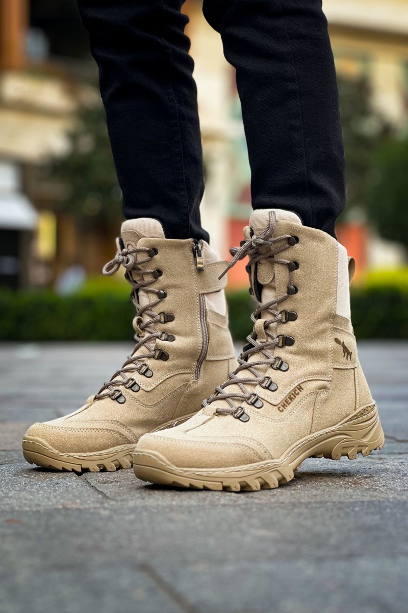 Mens Boots - Sand - 051