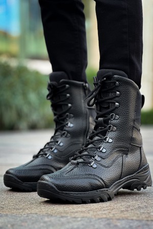 Mens Boots - Black  - 051