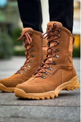 Mens Boots - Tan Suede - 051
