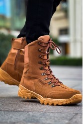 Mens Boots - Tan Suede - 051