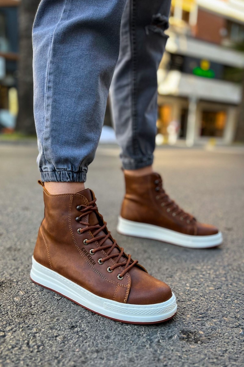 Mens Boots - Tan - 055