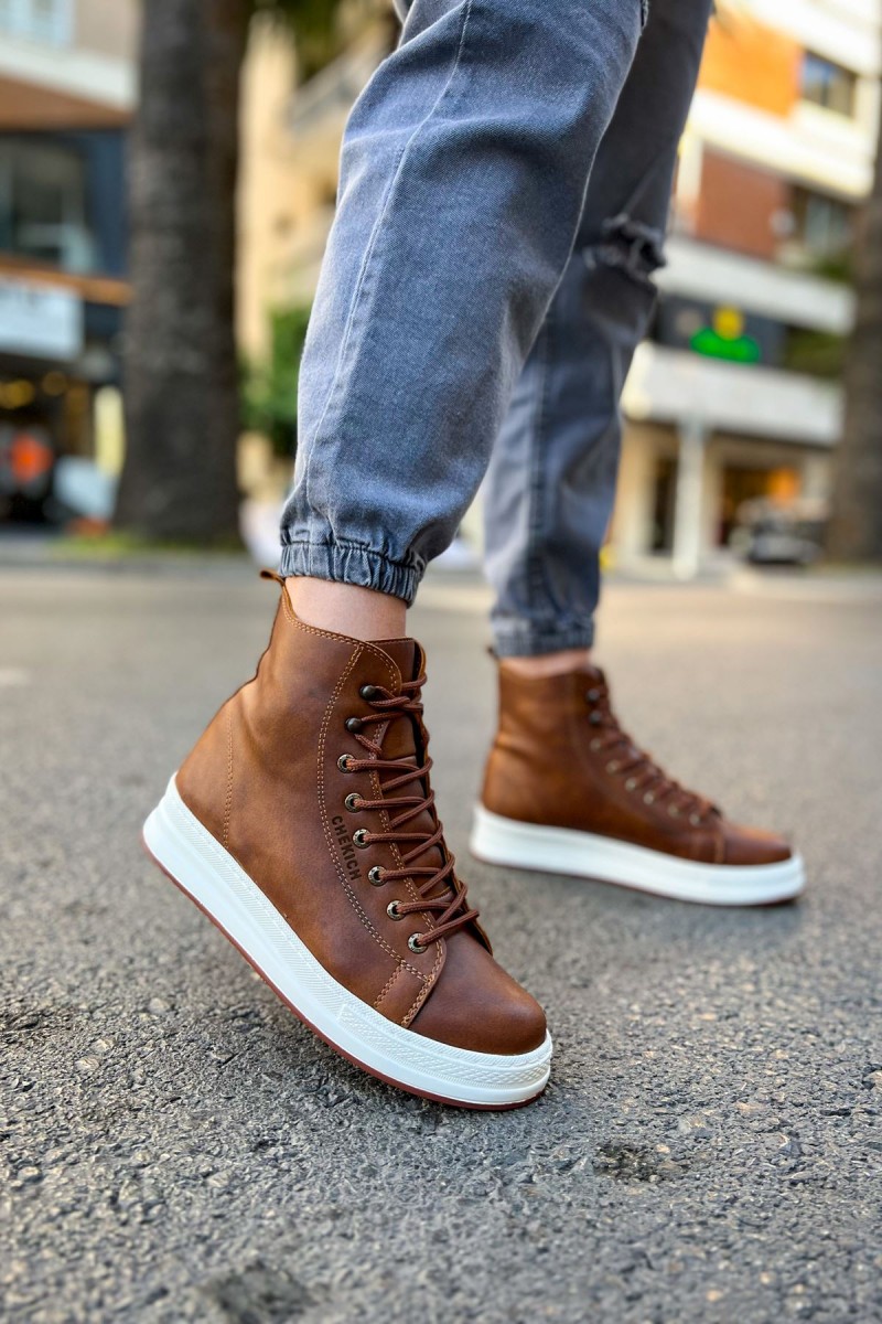 Mens Boots - Tan - 055