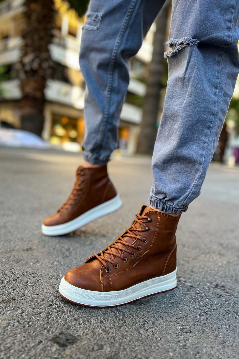 Mens Boots - Tan - 055