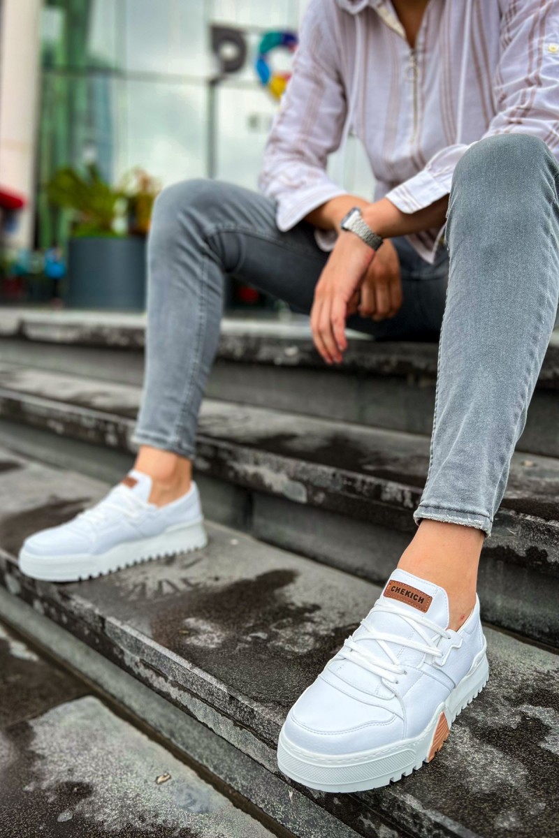 Mens Sneakers - White - 067
