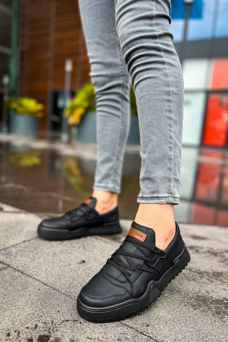 Mens Sneakers - Black - 067 - 2