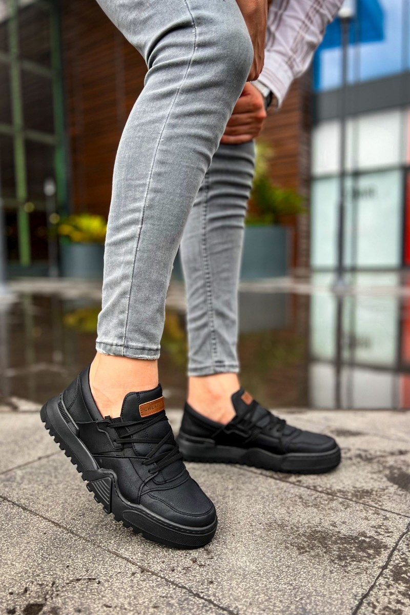 Mens Sneakers - Black - 067 - 2