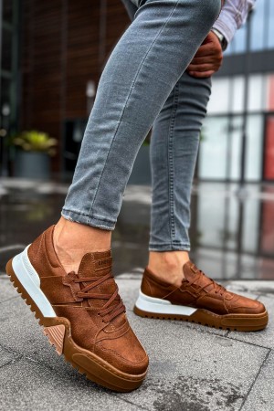 Mens Sneakers - Tan - 067