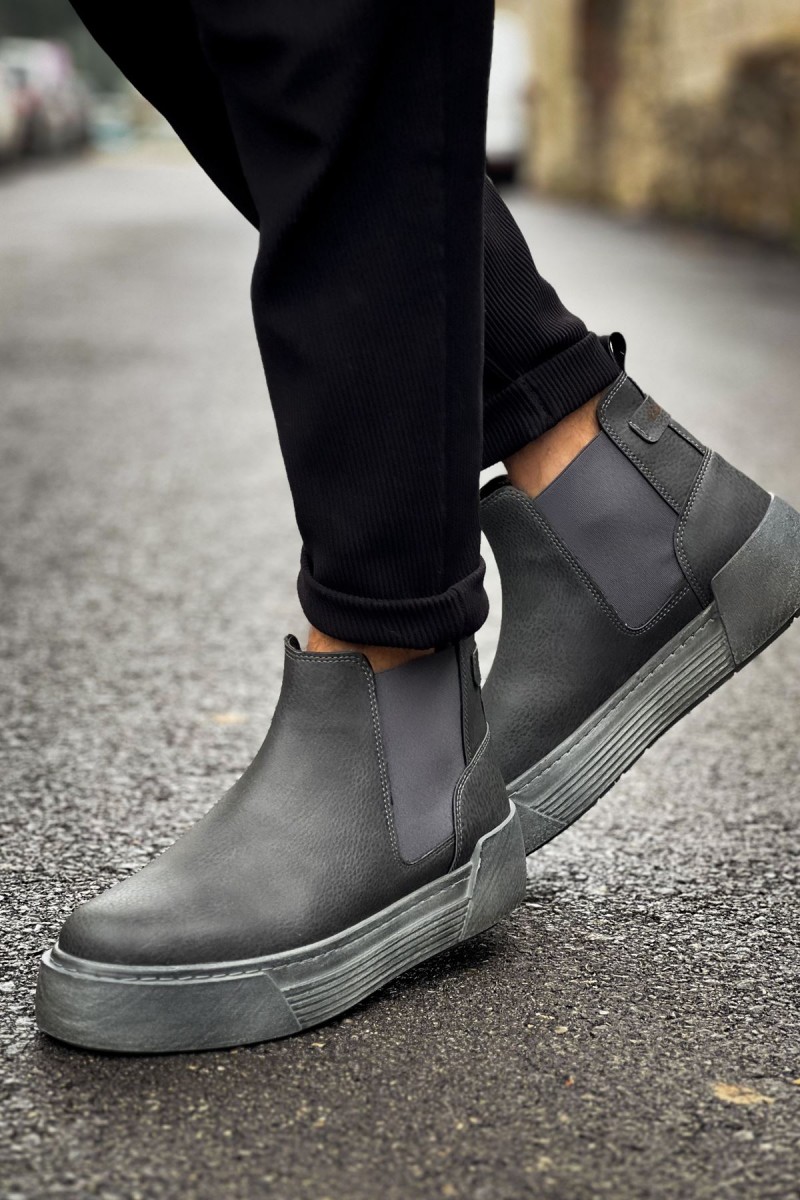 Mens Boots - Anthracite - 069
