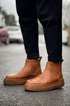 Mens Boots - Tan - 069