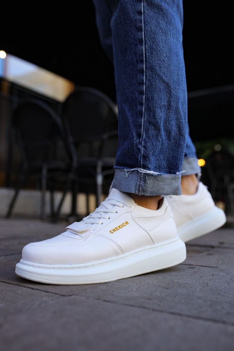 Mens Sneakers - White - 073
