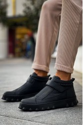 Mens High Top Sneakers - Black - 103