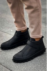 Mens High Top Sneakers - Black - 103