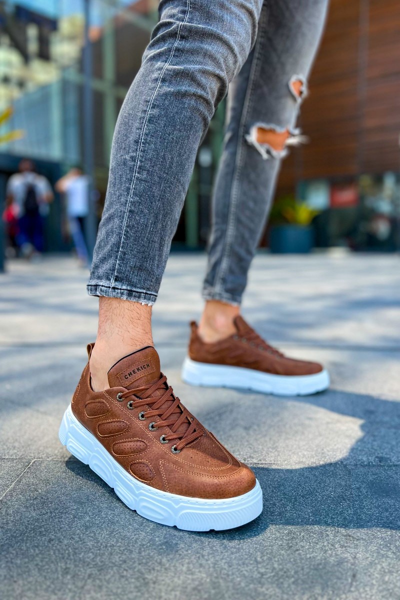 Mens Sneakers - Tan - 105