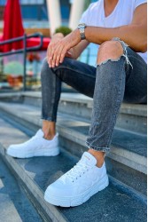 Mens Sneakers - White - 105
