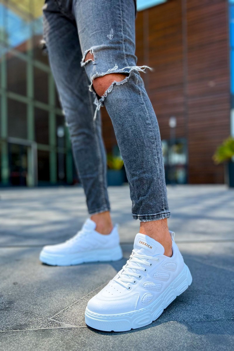 Mens Sneakers - White - 105
