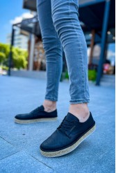 Mens Sneakers - Black White - 117