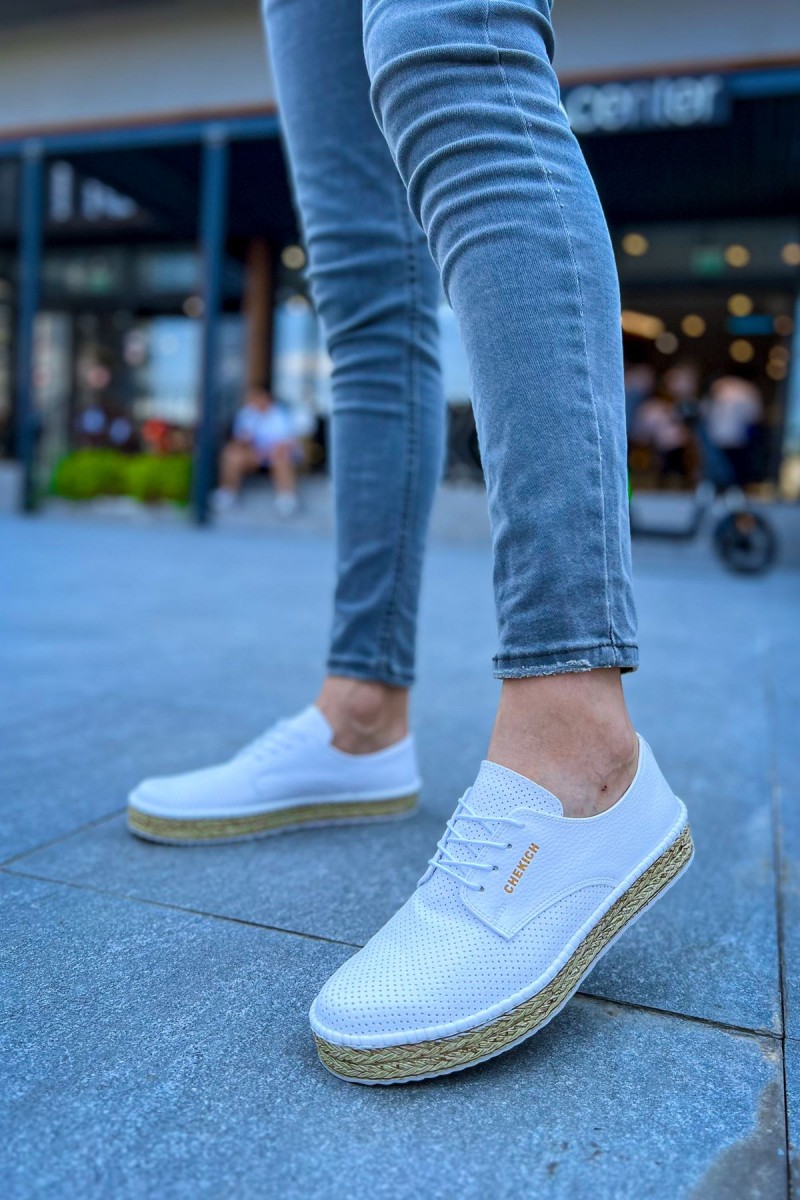 Mens Sneakers - White - 117