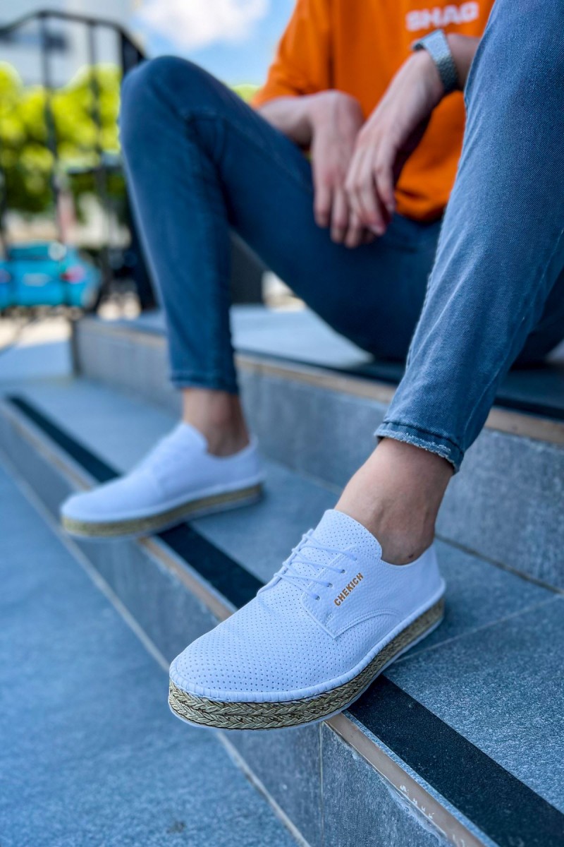 Mens Sneakers - White - 117