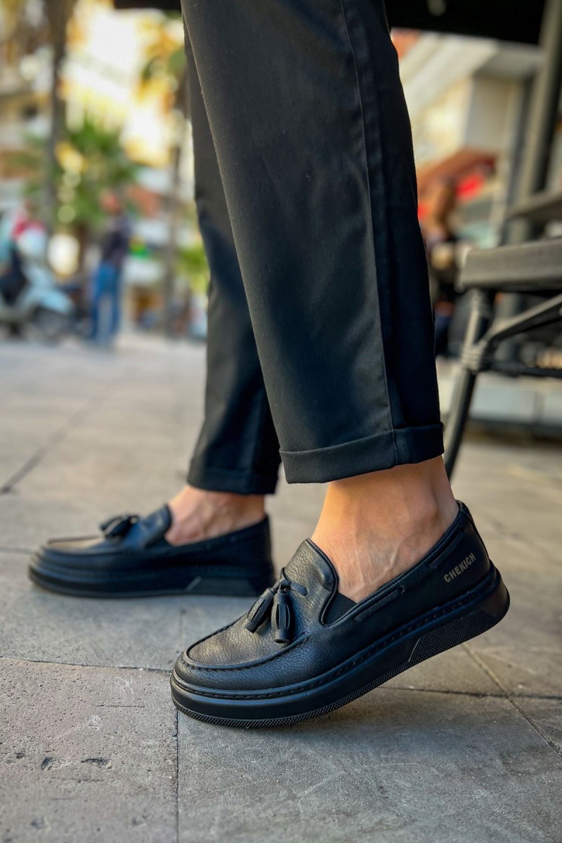 Mens Classic Shoes - Black - 127