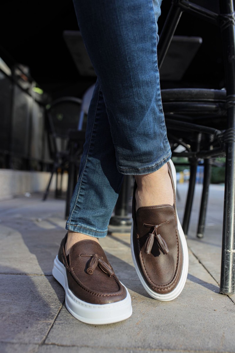 Mens Classic Shoes - Tan - 127
