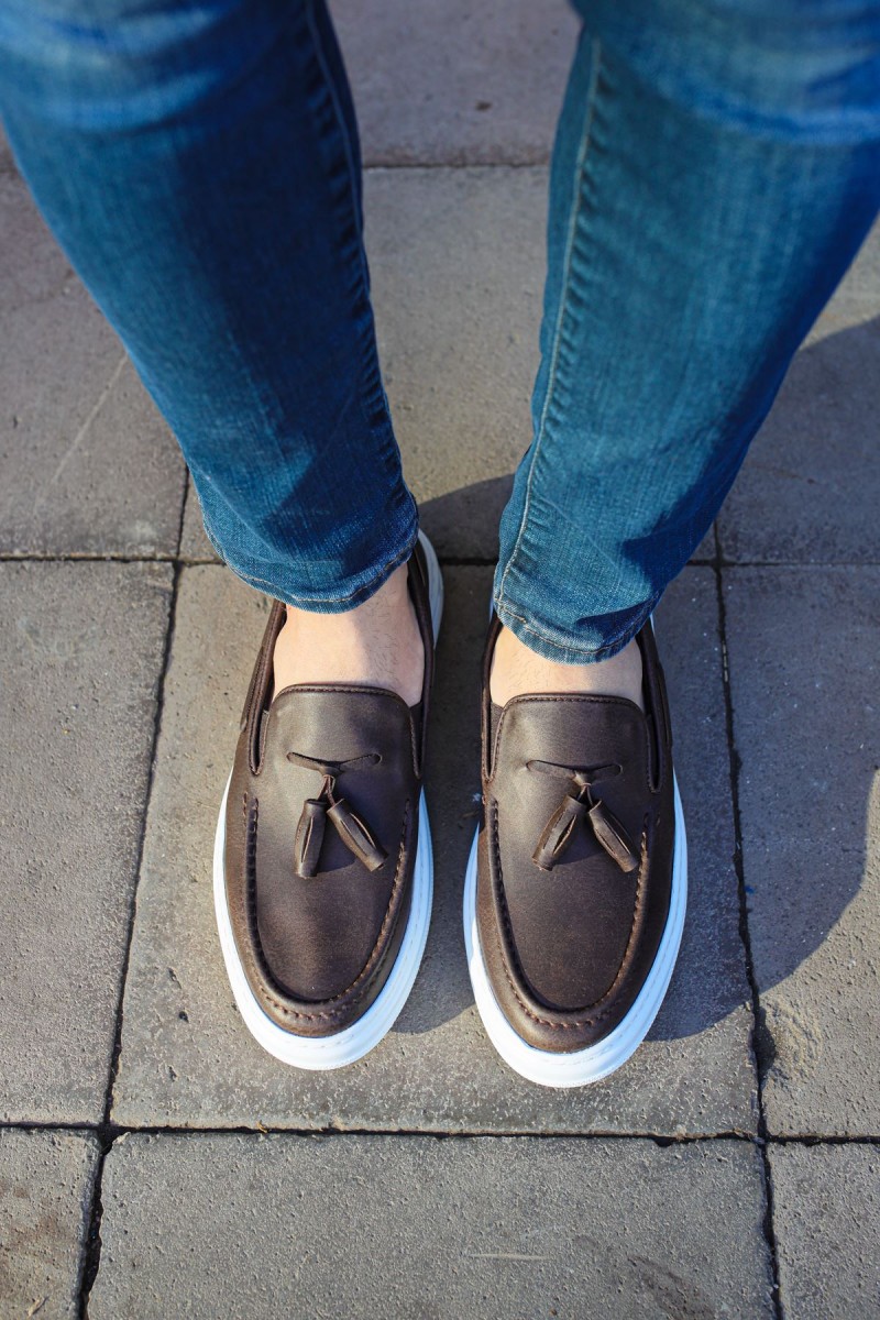 Mens Classic Shoes - Tan - 127