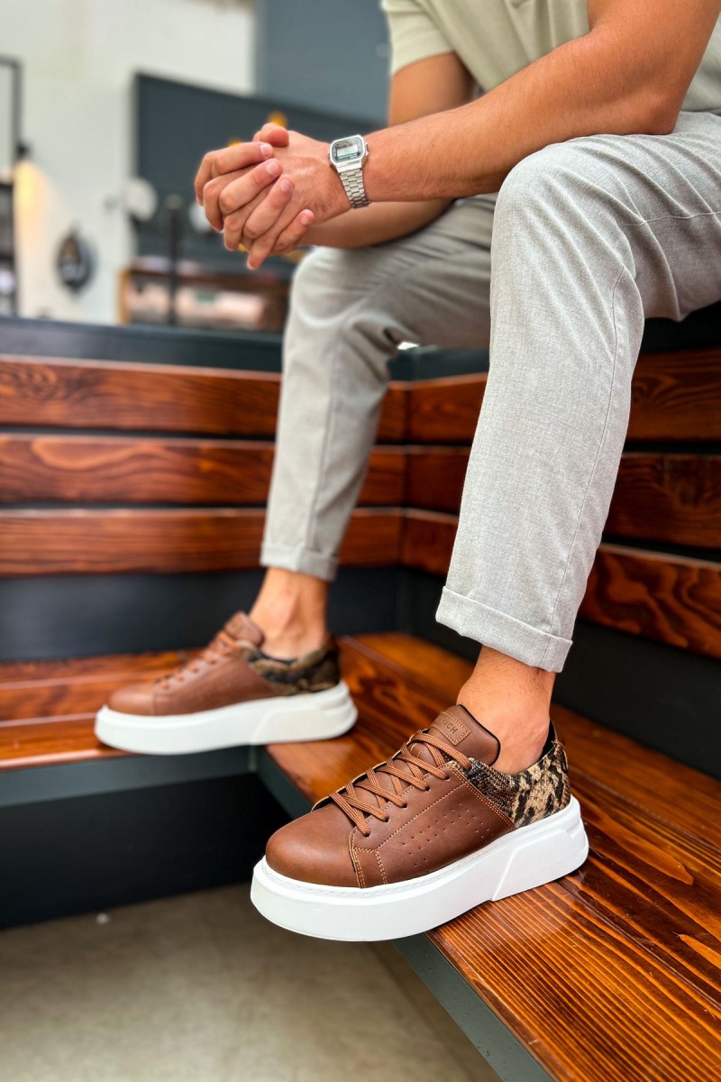 Mens Sneakers - Tan - 145