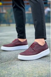 Mens Sneakers - Claret Red - 149