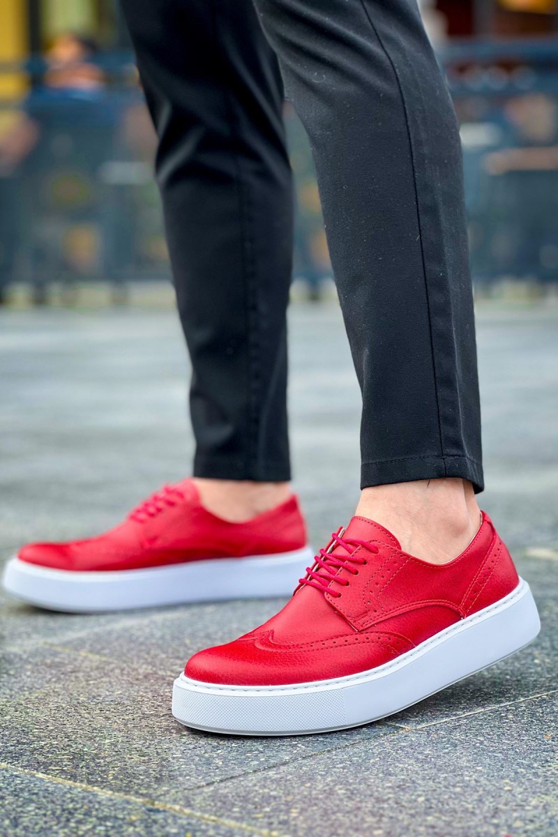 Mens Sneakers - Red - 149