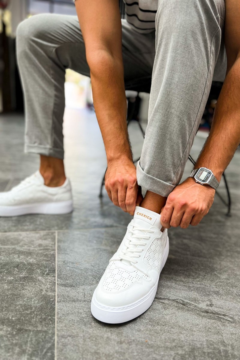 Mens Sneakers - White - 153