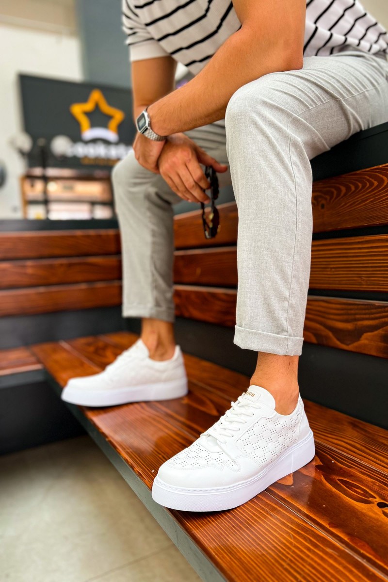 Mens Sneakers - White - 153