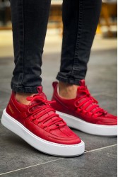 Mens Sneakers - Red - 159
