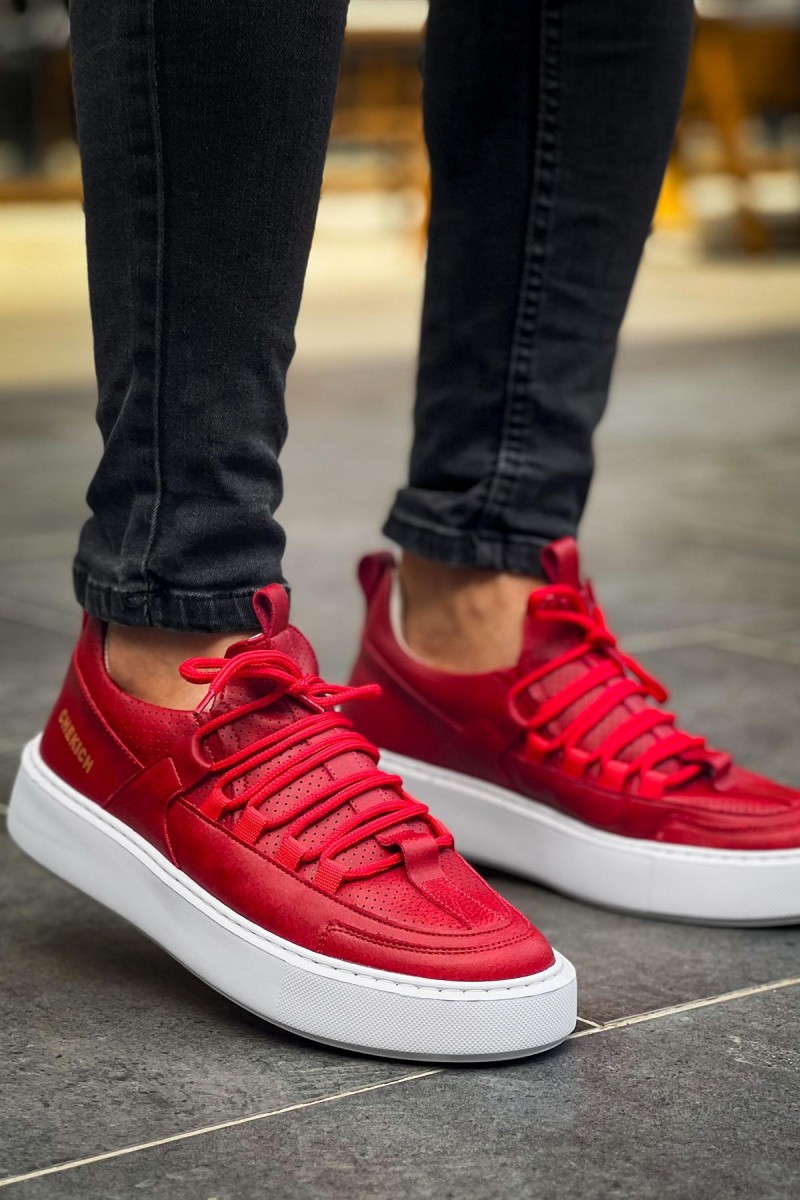 Mens Sneakers - Red - 159