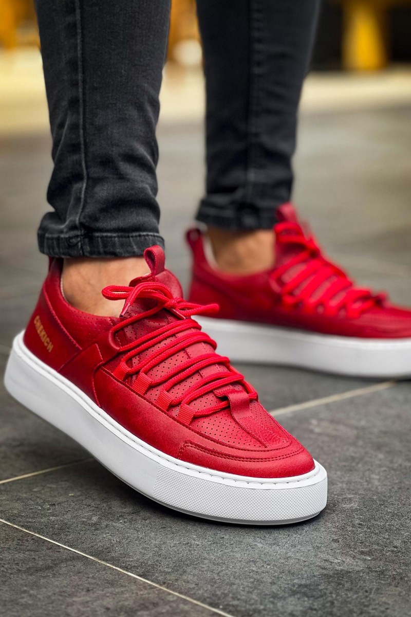 Mens Sneakers - Red - 159