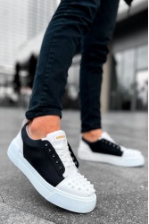 Mens Sneakers - White Black - 169