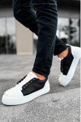 Mens Sneakers - White Black - 169