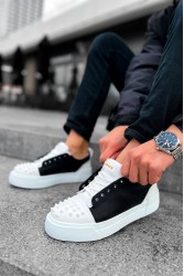 Mens Sneakers - White Black - 169