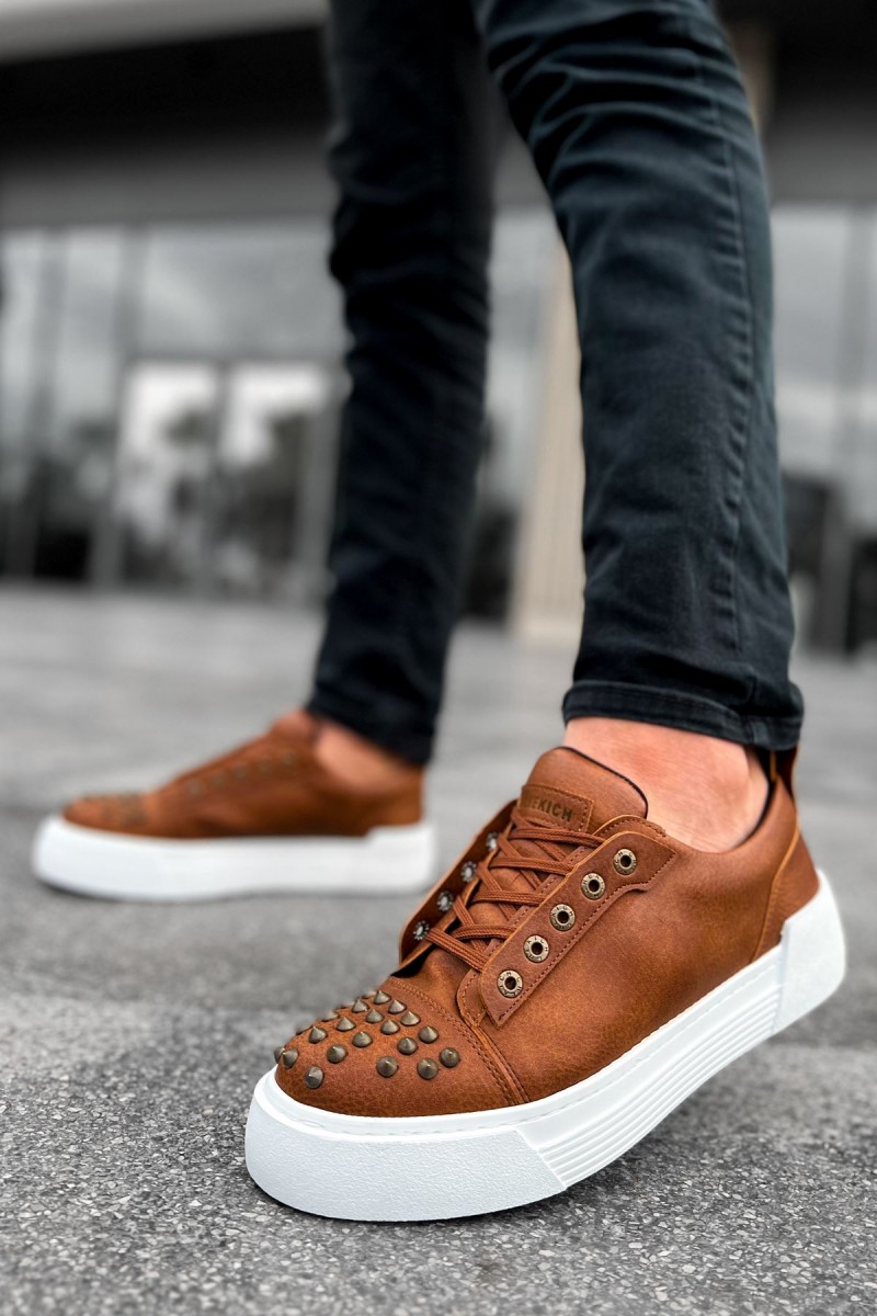 Mens Sneakers - Tan - 169