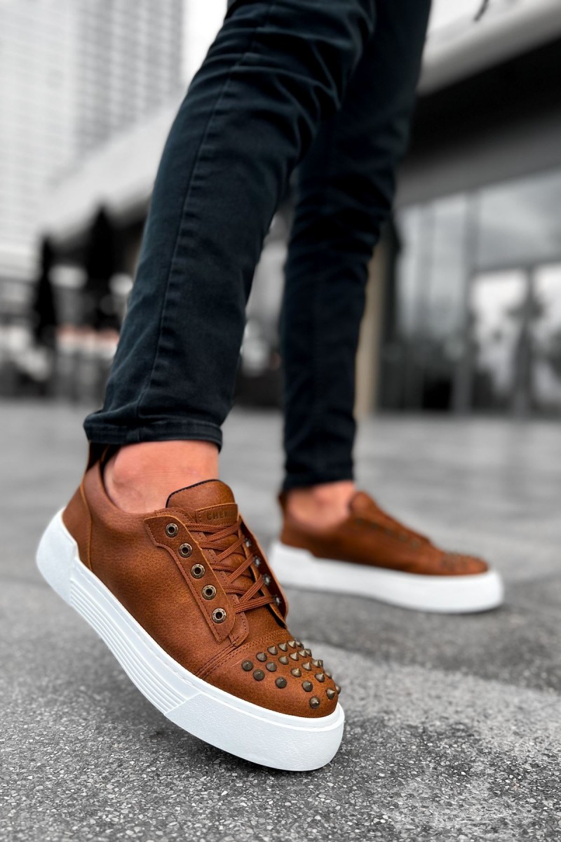 Mens Sneakers - Tan - 169