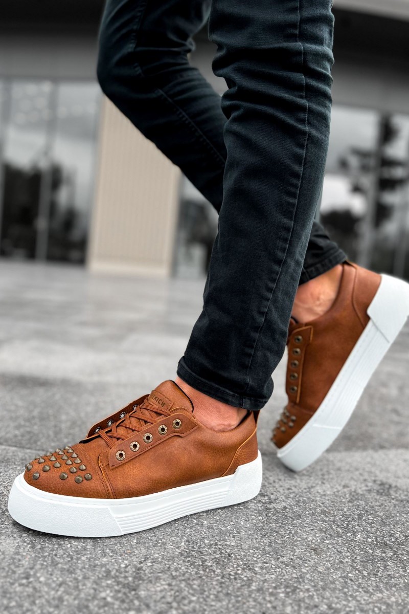 Mens Sneakers - Tan - 169