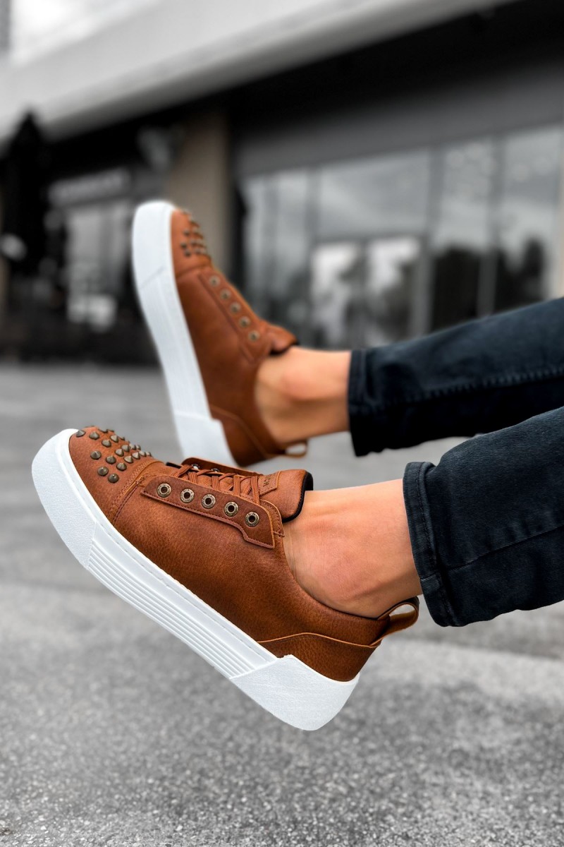 Mens Sneakers - Tan - 169