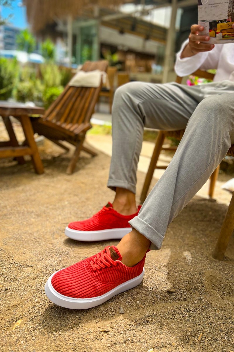 Mens Sneakers - Red - 173