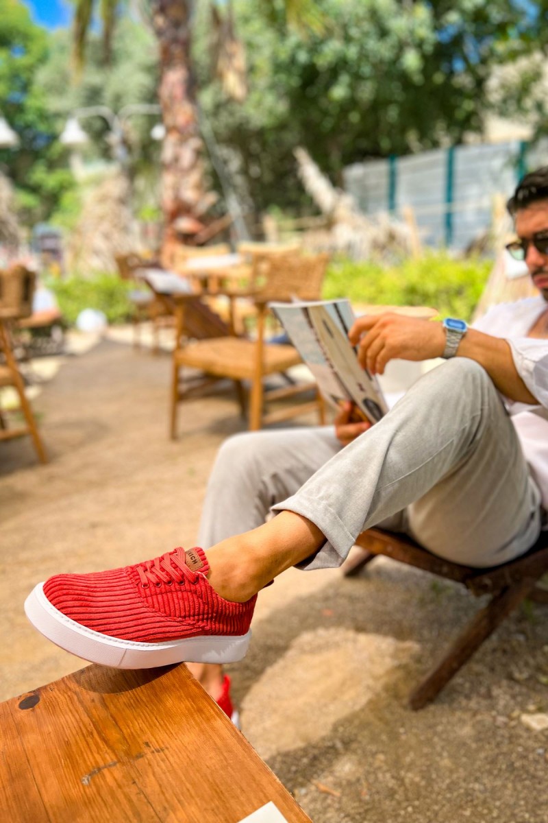 Mens Sneakers - Red - 173