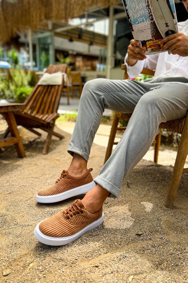 Mens Sneakers - Tan - 173