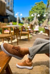 Mens Sneakers - Tan - 173